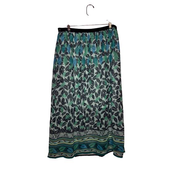 NWT J. Jill feather boho style midi skirt size medium - Picture 1 of 7
